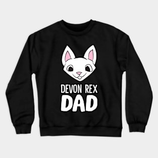 Devon Rex Dad Papa Crewneck Sweatshirt